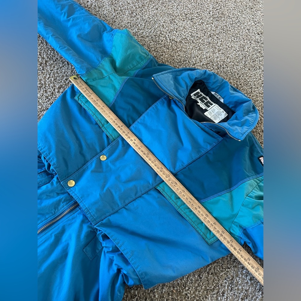RARE Vtg 90s HCC Henri Charles Colsenet Coast Guard Full Ski snow Suit 48 Swiss - Picture 11 of 14